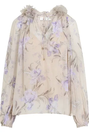 ZIMMERMANN Blouses & Shirts, Dames, Wit, S, Eden Billow Blouse
