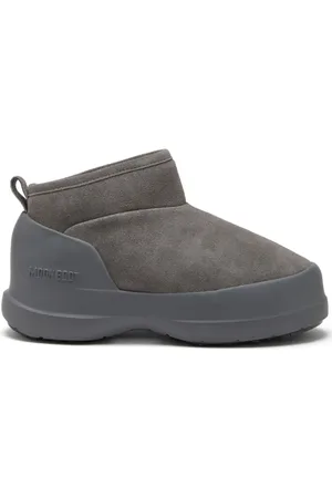 Moon Boot Schoenen, Dames, Grijs, 38 EU, Suède, Luna Lage Laars