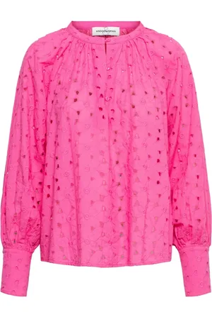 &Co Woman Blouses & Shirts, Dames, Roze, L, Katoen, Willa S