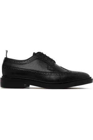 Thom Browne Schoenen, Heren, Zwart, 42 EU, Leer, Klassieke Longwing Brogues