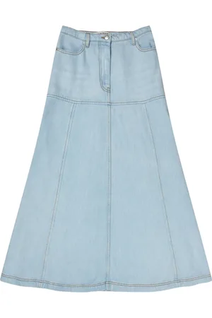 Munthe Rokken, Dames, Blauw, L, Tuxya Blauwe Rok