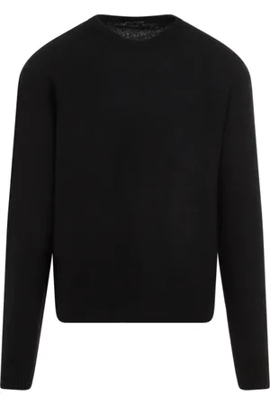 Tom Ford Truien, Heren, Zwart, L, Kasjmier, Zwarte Kasjmier Trui