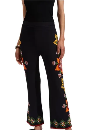 La DoubleJ Broeken, Dames, Zwart, M, Stretch Broek Geplaatst