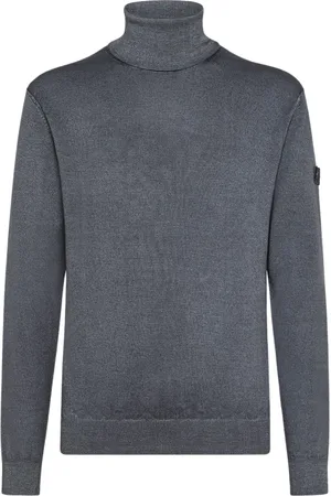 Peuterey Truien, Heren, Grijs, M, Wol, Acid-Dyed Merino Wool Trui