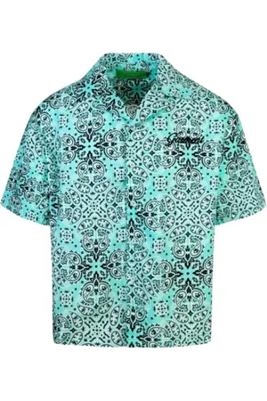 Garment Workshop Overhemden, Heren, Veelkleurig, XL, Paisley Bandana Shirt