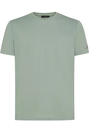Peuterey Tops, Heren, Groen, S, Katoen, Lichtgroen T-shirt Zole 02