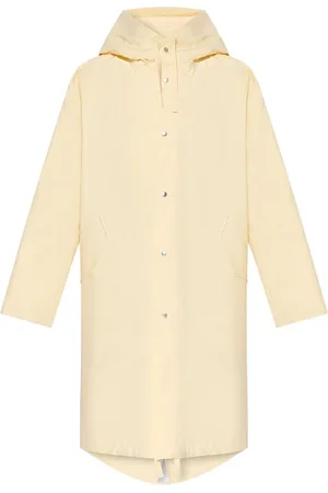 Jil Sander Jassen, Dames, Geel, S, Katoen, Hooded Coat