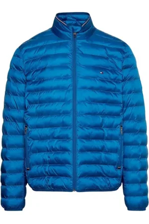 Tommy Hilfiger Jassen, Heren, Blauw, 2Xl, Polyester, Compressible Down Jacket