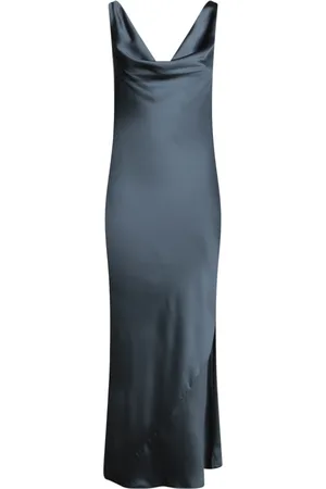 BLANCA Kleedjes, Dames, Grijs, 2Xs, Elegante Grijze Jurk voor Vrouwen