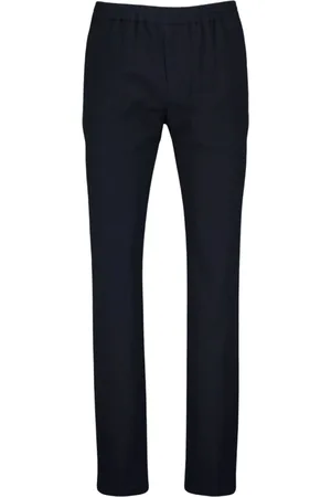 Tommy Hilfiger Broeken, Heren, Blauw, W34, Katoen, Seersucker Broek