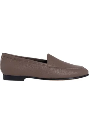 Kiton Schoenen, Dames, Paars, 37 EU, Leer, Hertenleren Loafers