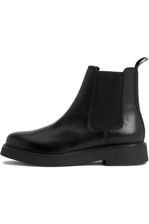Tommy Hilfiger Schoenen, Dames, Zwart, 37 EU, Katoen, Chelsea Boots
