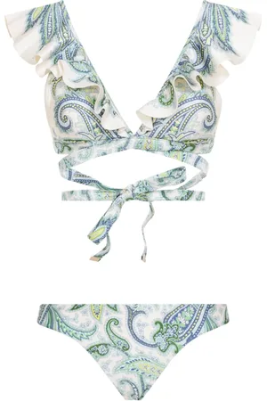 ZIMMERMANN Badkleding, Dames, Groen, L, Maxine Bikini