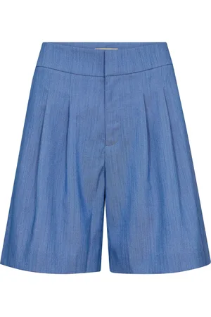 Mos Mosh Korte broeken, Dames, Blauw, XS, Denim, Sporty Denim Shorts & Knickers