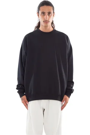 Y-3 Sweatshirts & Hoodies, Heren, Zwart, S, Terry Sweatshirt met Borstlogo