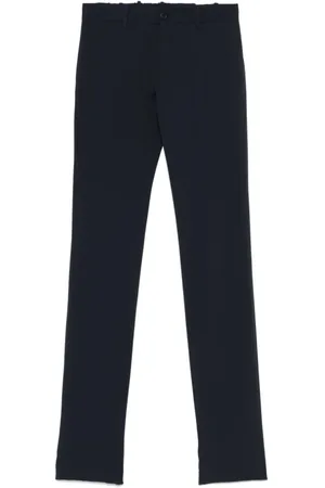 Incotex Broeken, Heren, Blauw, 3Xl, Slim Fit Dress Pants Midnight