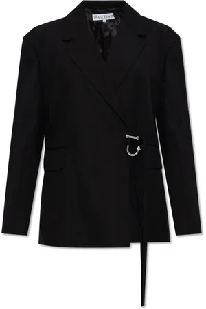 J.W.Anderson Jassen, Dames, Zwart, S, Blazer met Strik