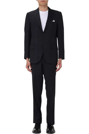 Kiton Pakken, Heren, Blauw, M, Wol, Single Breasted Suit Set