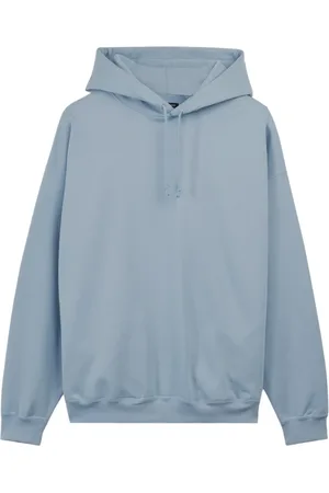 Y-3 Sweatshirts & Hoodies, Heren, Blauw, L, Katoen, Cotton Logo Hoodie