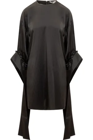 J.W.Anderson Kleedjes, Dames, Zwart, S, Tab Sleeve Dress