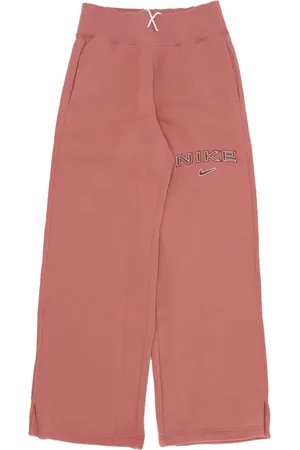 Nike Broeken, Dames, Roze, S, Katoen, High-Rise Fleece Sportkleding in Candy