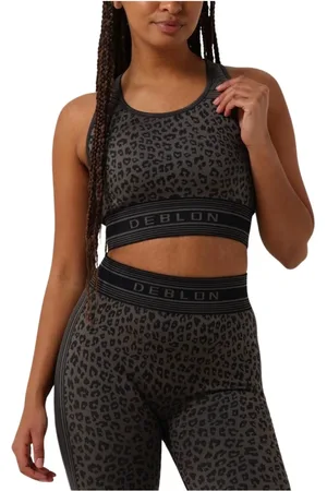 Deblon Sports Sport, Dames, Zwart, L, Tweed, Naadloze Joy Top voor vrouwen
