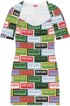 Kenzo Kleedjes, Dames, Veelkleurig, S, Labels Bodycon Jurk