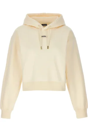 Jacquemus Sweatshirts & Hoodies, Dames, , M, Katoen, Le Hoodie Gros Grain