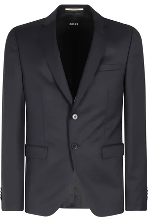 HUGO BOSS Jassen, Heren, Blauw, L, Stijlvol B1 Horloge
