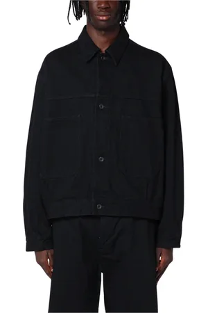 STUDIO NICHOLSON Jassen, Heren, Zwart, S, Denim, Denim Jack