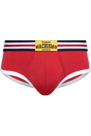 Dsquared2 Ondergoed, Heren, Rood, S, Katoen, Slips met logo