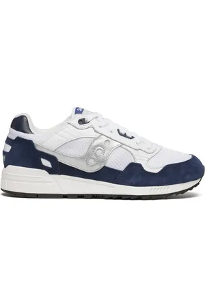 Saucony Schoenen, Dames, Veelkleurig, 41 EU, Suède, Witte Mesh Sneakers Retro Stijl
