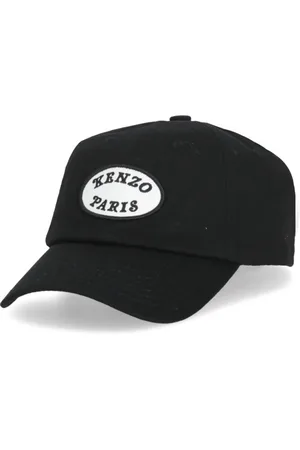 Kenzo Accessoires, Heren, Zwart, ONE Size, Katoen, Katoenen Baseballpet met Logo