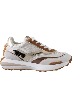 Karl Lagerfeld Schoenen, Dames, Veelkleurig, 39 EU, Leer, NFT Lo Lace Sneakers
