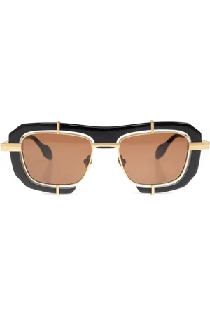 J.W.Anderson Accessoires, unisex, Zwart, ONE Size, Geometric Zonnebril