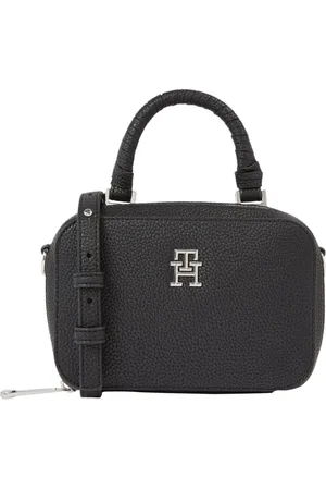 Tommy Hilfiger Tassen, Dames, Zwart, ONE Size, Emblem Trunk Crossbody