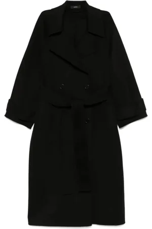 Joseph Mantels, Dames, Zwart, M, Wol, Cashmere Double Face Jas