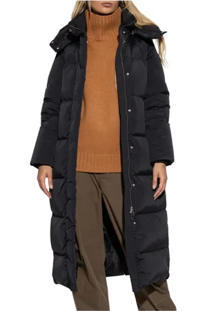 Woolrich Mantels, Dames, Zwart, M, Nylon, Lange Parka