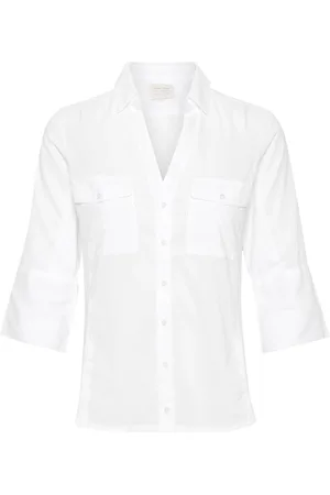 Part Two Blouses & Shirts, Dames, Wit, M, Katoen, Cortnia Classic Shirt
