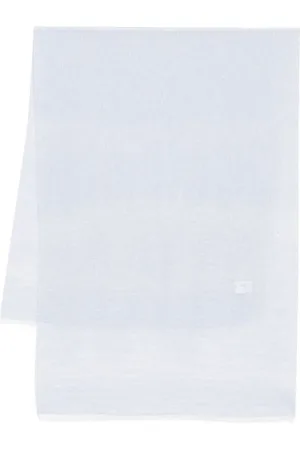 PESERICO SIGN Accessoires, Dames, Blauw, ONE Size, Linnen, Hemelsblauwe Sjaal