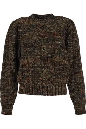 Isabel Marant Truien, Dames, Bruin, S, Wol, Wollen Gebreide Trui