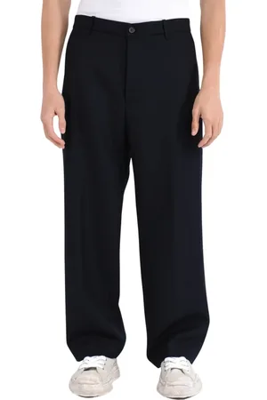 Nine In The Morning Broeken, Heren, Blauw, M, Wol, Baggy Apollon Broek