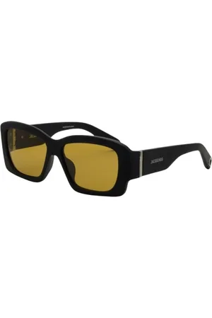 Jacquemus Accessoires, Heren, Zwart, ONE Size, Stijlvolle Zonnebril