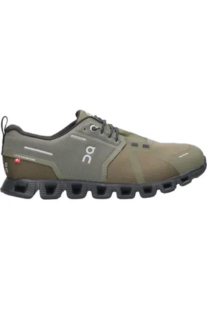 On Running Sport, Heren, Groen, 41 EU, Militaire Sneakers met Waterdicht Membraan