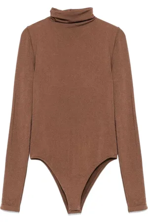 Wolford Tops, Dames, Bruin, L, Wol, Bruine Top, Chocoladebruin