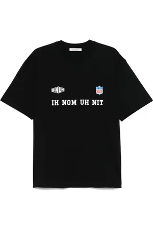 Ih Nom Uh Nit Tops, Heren, Zwart, S, Zwart Crew Neck T-shirt