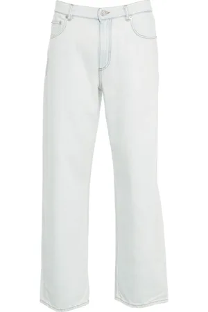 Mauro Grifoni Jeans, Heren, Blauw, W32, Katoen, Blauwe Loose Fit Wide-Leg Jeans