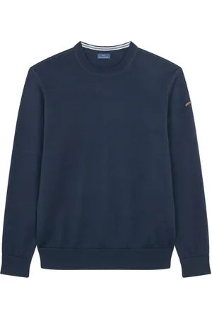 Paul & Shark Truien, Heren, Blauw, S, Wol, Rondgebreide trui