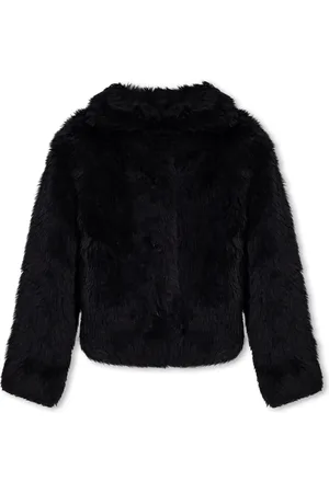 YVES SALOMON Jassen, Dames, Zwart, S, Fur Jacket