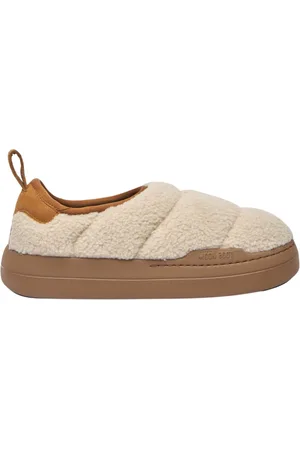 Moon Boot Schoenen, Dames, , 40 EU, Leer, Fleece Slip-On Puffer Schoenen